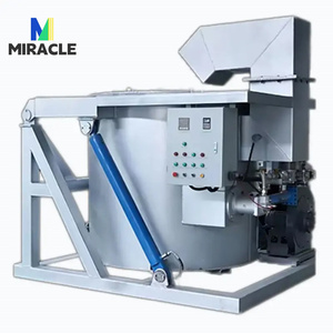 Horno de fusión por inducción de acero inoxidable 1T 5T 5KW Campana de zona de aluminio y metal industrial 800Kg Fácil de operar - Product Image 1