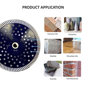 <span class=keywords><strong>Disque</strong></span> à haute performance avec trous de refroidissement, principalement utilisé pour la découpe du marbre, du granit, des dalles de pierre, etc., éliminant efficacement les débris - Product Image 3