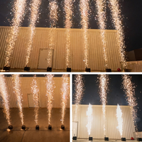 Machine à Étincelles Froides 10M Cold Burst Spark Jet 1000W, Machine à Étincelles Froides pour Événements DJ, Machine à Étincelles avec Télécommande DMX, Feux d'Artifice Froids