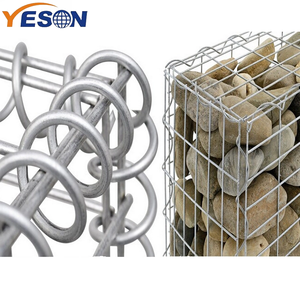 Mạ kẽm chống ăn mòn Hàn gabion lồng vườn cảnh quan trang trí mạ kẽm cảnh quan cong rào cản gabion tường - Product Image 3