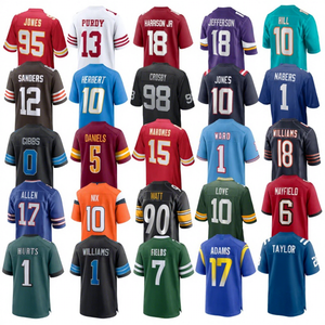 Футболки для американского футбола Carolina 2025 года, высокое качество, с вышитым логотипом, на заказ - Product Image 2