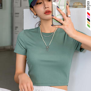 Summer Fashion Lady Printing Butterfly Graphic Tee Women Cotton Round Neck Casual <strong>T-Shirt</strong> Top - Product Image 1