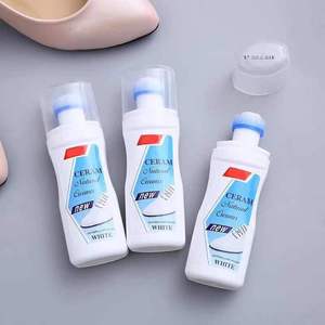 Ceram Natural Creams White Shoe Cleaner Foam With Brush Head For Cleaning And Whitening - Product Image 2