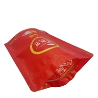Sachet d'emballage alimentaire refermable en gros avec logo personnalisé, pochette souple en plastique pour thé et en-cas