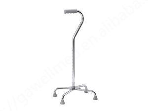 Bastón cuádruple de base grande para personas mayores con mango de doble compensación Bastón ajustable de 4 puntas con 4 Patas para mayor estabilidad - Product Image 4