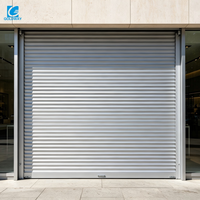 Porte à enroulement en acier anti-effraction résistante au vent de qualité industrielle Goldway, ouverture électrique pour usage commercial
