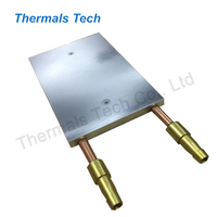 Bloc de refroidissement CPU en cuivre standard pour plaque froide liquide d'ordinateur 40*40 mm
