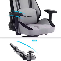 Chaise de jeu ergonomique de haute qualité avec logo personnalisé Chaise de joueur Silla d'ordinateur design moderne en tissu