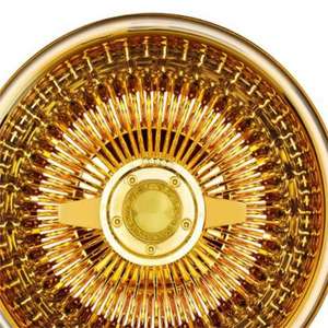 Ruota in filo d'acciaio inossidabile 13 14 7 pollici 72 100 raggio tutto oro per rotoli Royce Cadillac Thunderbird Chevrolet - Product Image 3