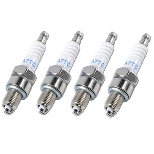 หัวเทียน A7TC สำหรับเครื่องยนต์139F 4จังหวะ,เครื่องพ่นน้ำมันเบนซินหัวแปรงอะไหล่เครื่องตัด50CC 70CC 90CC 110CC <span class=keywords><strong>125CC</strong></span> 150CC <span class=keywords><strong>ATV</strong></span> - Product Image 2