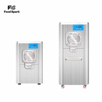 Machine à glace italienne commerciale de comptoir en acier inoxydable, automatique et électrique, pour la fabrication de gelato et de crème glacée dure – Offre spéciale