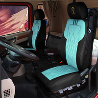 Vente directe d'usine GANE, housses de siège de camion de luxe en cuir Napa, ensemble complet SHACMAN X5000, différentes couleurs personnalisables