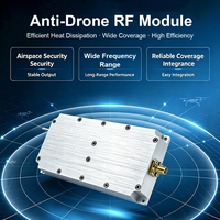 Module anti-drone sans fil haute puissance 50W 700-1000 MHz &amp;   Modules RF pour une défense efficace, module de brouillage haute puissance 50W