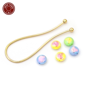 Conector de bikini, herrajes para trajes de baño, hebillas de anillo chapadas de forma irregular, cuentas de metal decorativas personalizadas para vestidos, hebilla de anillo. - Product Image 5