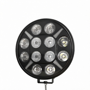 Feux de travail LED super lumineux 12V-24V 9 pouces 120W 10000LM pour camion/voiture 4x4 avec fonction stroboscopique DRL - Product Image 1
