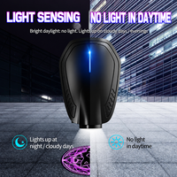 Lampe de bienvenue pour portière de voiture YD, rechargeable, avec projection, détection intelligente, marche/arrêt automatique, 1000 motifs, longue autonomie