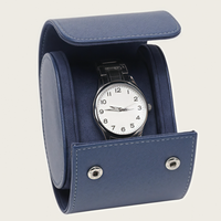 Nouveau design populaire Boîte de rouleau de montre en cuir PU Boîte d'emballage de montre pour Double 2 montres