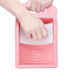 Lavabo con tabla de lavar, lavabo <span class=keywords><strong>para</strong></span> lavar ropa interior, dormitorio de estudiante de bebé 2024 Calcetín personal Lavabo todo en uno - Product Image 6