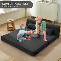 Maßgefertigtes Multifunktionales Modernes Sofa Hochwertiges Klappbares Schaumstoff-Schlafsofa mit Kissen für Wohnzimmer