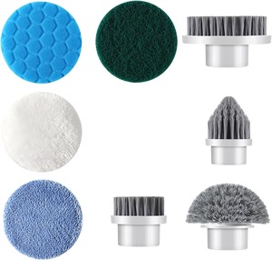 Nuevo Cepillo Eléctrico Giratorio con Mango Largo, 8 Cabezales de Cepillo Reemplazables, 50 kgft, Cepillo Giratorio para Baño y Cocina - Product Image 6