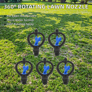 Tête d'arrosage rotative à filetage externe pour système de micro-irrigation de jardin et pelouse, arrosage à 360 degrés, diamètre 1/2 pouce - Product Image 2