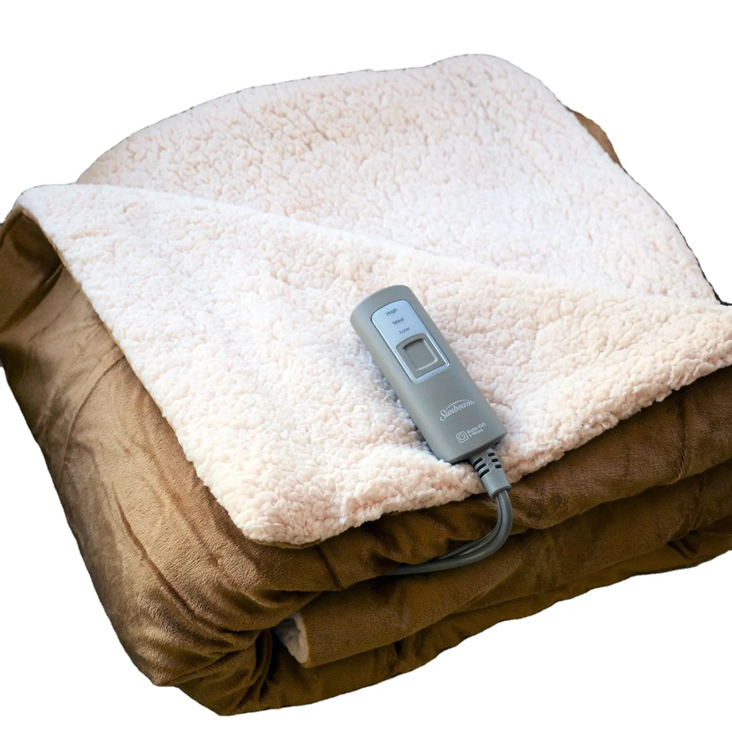 Good Blanket Reversible Flannel Heated Throw Electric Blanket