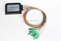 Module de multiplexeur/démultiplexeur à fibre optique 4/8/16 canaux jaune coloré FTTH LC SC FC Équipement à fibre optique