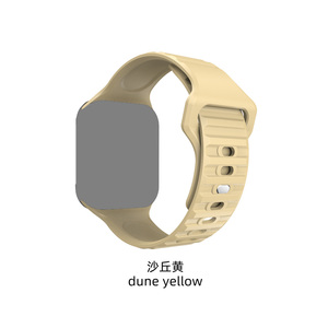 Correa de silicona con logotipo personalizado para iwatch 4, 5, 6 <span class=keywords><strong>SE</strong></span>, diseño ondulado, brazalete de hebilla inversa para <span class=keywords><strong>Apple</strong></span> <span class=keywords><strong>Watch</strong></span> - Product Image 6
