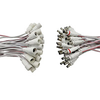 Câble Audio Vidéo Universel de Haute Qualité 3,5 mm vers Jack Femelle vers 2 RCA avec Câble Blindé Tressé pour Casque Audio