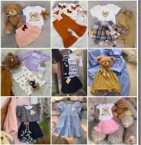 เสื้อผ้าเด็กชุดเซ็ตคละแบบ แพ็คเกจรวม เสื้อยืดลำลอง ผ้าฝ้าย สภาพใช้งานแล้ว ขายส่งแบบสุ่ม - Product Image 2