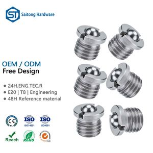 สกรูบอลเพนเจอร์เกลียวละเอียด Saitong Hardware รุ่น ST-0021 วัสดุ SS 304 316 มาตรฐาน ISO9001 สำหรับอุปกรณ์อัตโนมัติ - Product Image 1