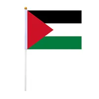 Drapeau Personnalisé Palestine 3*5 pieds 90*150 cm, Drapeau National de la Palestine pour Promotion Publicitaire, Drapeau de Voiture Palestine