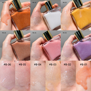 Olio Corpo MLM Personalizzabile Leggero ad Alta Lucentezza con Glitter Abbronzante Idratante e Brillante, Etichetta Privata - Product Image 4