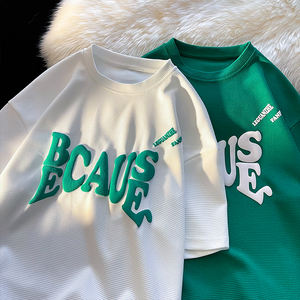 Sifot Vente en gros T-shirt universitaire de sérigraphie unisexe en coton uni pour hommes Logo personnalisé 3d Impression en mousse T-shirts pour hommes - Product Image 2