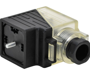 R901017022 3P Z5L M 12-240V SPEZ ปลั๊กเชื่อมต่อไฮดรอลิกโซลินอยด์พร้อมไฟ LED 12-240V ของแท้จากโรงงาน - Product Image 1
