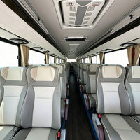 Autocar de tourisme de luxe diesel TENGLONG 12m 53 places avec toilettes pour le transport de personnel sur de longues distances