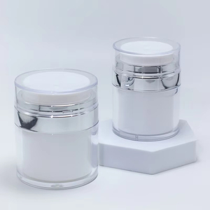 15/30/50g Airless Pump <b>Jar</b> <b>Empty</b> Acrylic Cream Bottle Refillable Cosmetic Easy to Use Container Portable Travel Makeup Tools - Product Image 2