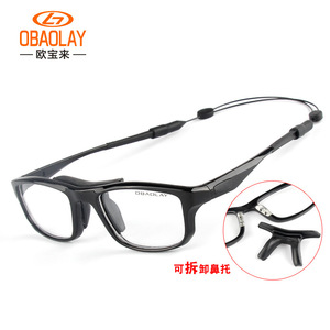 Obaolay แว่นตาบาสเก็ตบอลเลนส์โพลีคาร์บอเนตกรอบ TR90ป้องกันรังสียูวีแว่นตากีฬากลางแจ้งลื่น L013 - Product Image 2