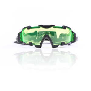 Safety Goggles Green Lens Plastic Frame Windproof Impact Resistant Protection Eye Protection - Product Image 1