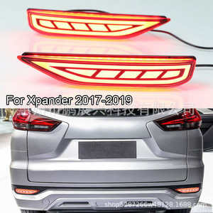 FroMitsubishi Xpander 2017-2019 <b>Led</b> Rear Bumper <b>Lights</b> Brake Warning <b>Light</b> Retrofit Upgrade <b>Red</b> Lens 12V - Product Image 1