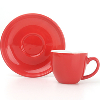 Ensemble de tasses en céramique et soucoupe, verres glacés, livraison directe, style nordique, idée cadeau