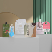 Sachets souples en plastique de 50 ml avec bec verseur, anti-enfants, pour boissons et gelées pour enfants, impression personnalisée, 20 ml disponibles