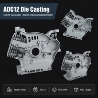 Boîtier de moteur hors-bord marin personnalisé en aluminium moulé sous pression ADC12 LC170F, fabricant OEM, directement de l'usine en Chine