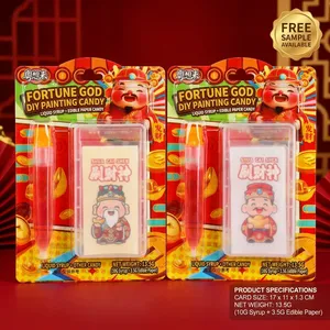 <span class=keywords><strong>Caramelle</strong></span> Creative a Tema Dio della Fortuna Fai-da-Te con Penna di Marmellata da 10g e Carta di Riso Commestibile da 3,5g, <span class=keywords><strong>Caramelle</strong></span> Novità della Cultura Cinese - Product Image 2