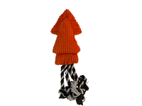 Jouets en peluche en forme de calmar avec cordes en coton pour chiens - Soulagement de l'anxiété et design mignon interactif pour une utilisation en intérieur/extérieur