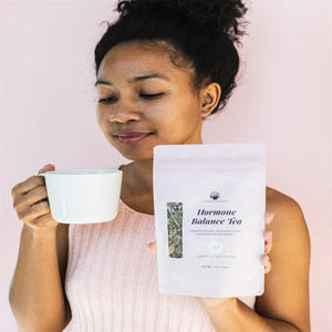 Tisane de ménopause mélangée pour l'équilibre hormonal et la régulation <span class=keywords><strong>du</strong></span> <span class=keywords><strong>cycle</strong></span> <span class=keywords><strong>menstruel</strong></span> Thé de feuilles de santé à la saveur en vrac - Product Image 2
