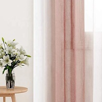 Rideaux occultants de haute qualité Salon Chambre fenêtre Stores moderne Fini Sheer Curtain Hôtel