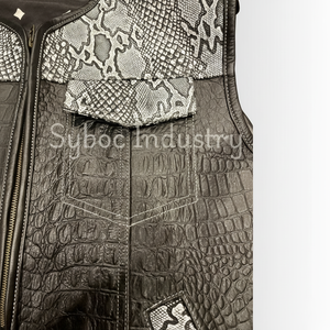 Chaleco de motociclista de cuero genuino para hombre de talla grande nuevo estilo de motocicleta chaleco Casual chaqueta de invierno procesamiento en bruto - Product Image 2