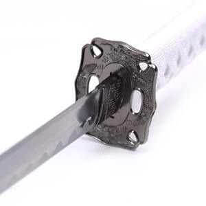 Spada Giapponese Artigianale Ming Hu per Cosplay Ninja, Coltello Lungo Bianco, Arma in Metallo, Vendita Calda - Product Image 4