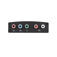 Convertidor HDM1 a Ypbpr con 5 RCA, Convertidor de Video RGB Ypbpr con Entrada HDMI y Salida Ypbpr, Compatible con 1080P